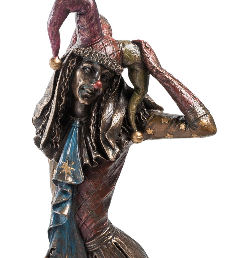 Статуэтка Арлекин Veronese WS-455, портретный вид