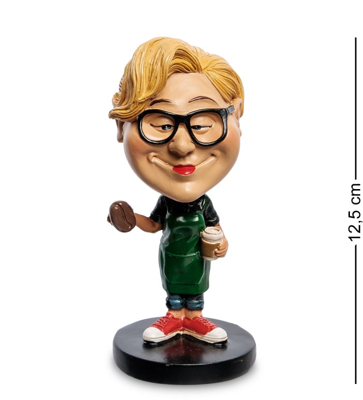 Фигурка-болванчик Молодой Бариста The Comical World of Stratford RV-698