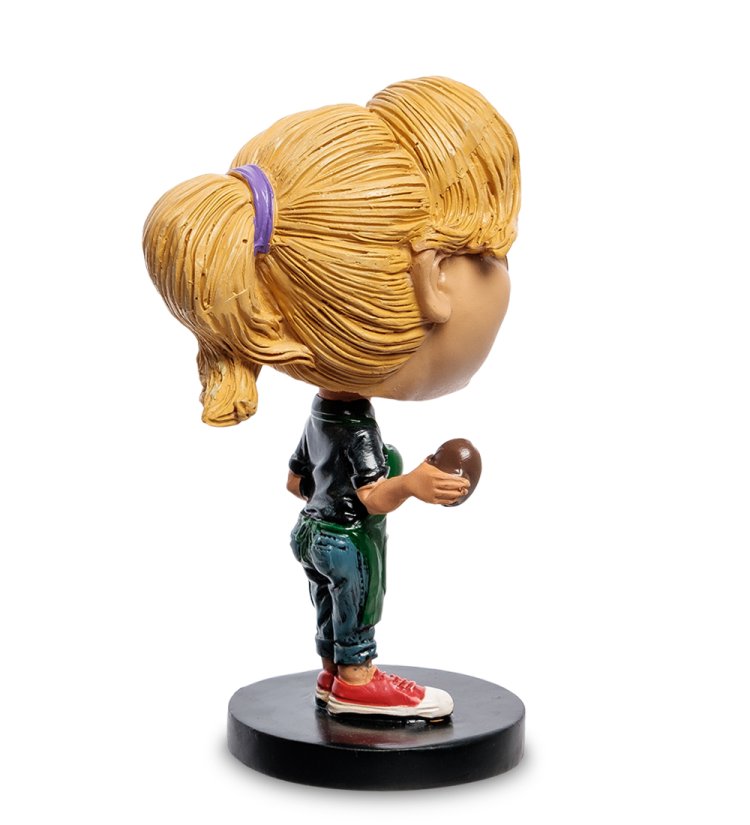 Фигурка-болванчик Молодой Бариста The Comical World of Stratford RV-698, оборотная сторона