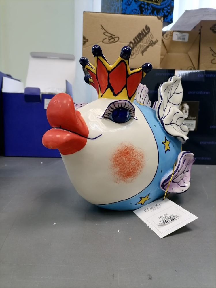 Статуэтка Рыба Королева Blue Sky BS-234, фото со склада портретный вид