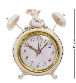 Часы из керамики Мышонок и Будильник