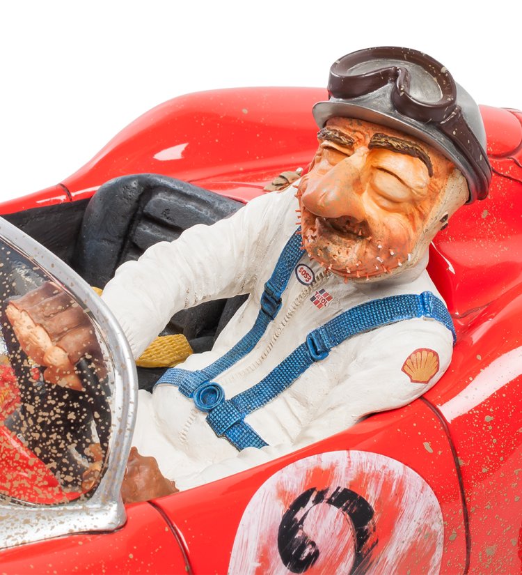 Статуэтка Большой Гоночный Автомобиль - The Fireball Forchino FO-85081, портретный вид