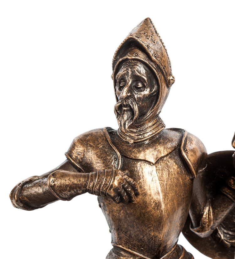 Статуэтка Дон Кихот и Санчо Пансо Veronese WS-474, портретный вид