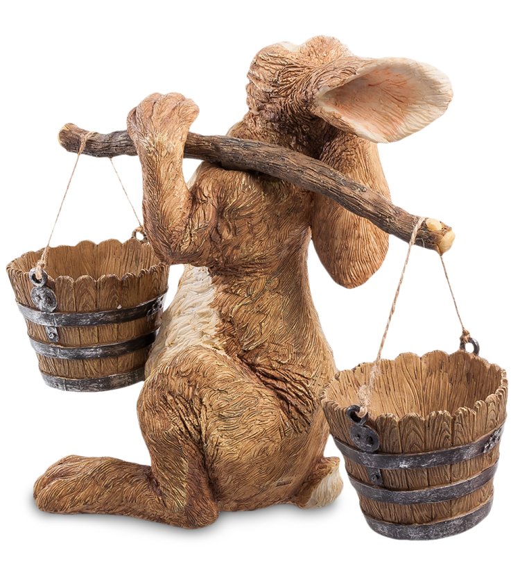 Кашпо Зайчик и коромысло Sealmark GG-4716-LG, оборотная сторона