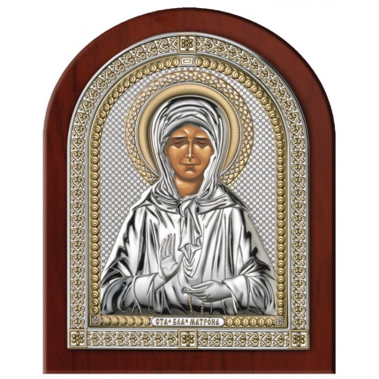 Икона Святая Матрона Московская, Размер: 6х9 см