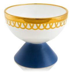 Чаша для фруктов на ножке Конус, Размер: 25х25х21 см