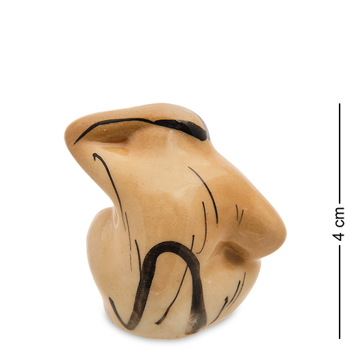 Маленькая Фигурка Гибон Цветная гжель ГЛ-851, оборотная сторона