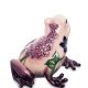 Статуэтка из фарфора Розовая Лягушка с бабочками Pavone JP-115/ 8, фотография со спины