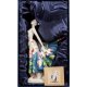 Статуэтка из фарфора Танцующая леди в синем платье с цветами Pavone JP-96/ 32, фотография в упаковке