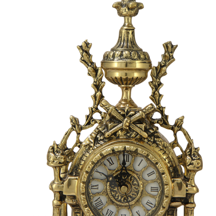 Каминные часы Дон Луи c маятником Bello De Bronze BP-27019-D, фотография крупным планом