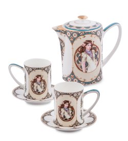 Чайный набор на 2 персоны с чайником Габриэлла