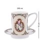 Чайный набор на 2 персоны с чайником Габриэлла Pavone JK- 57, фотография кружки и блюдца