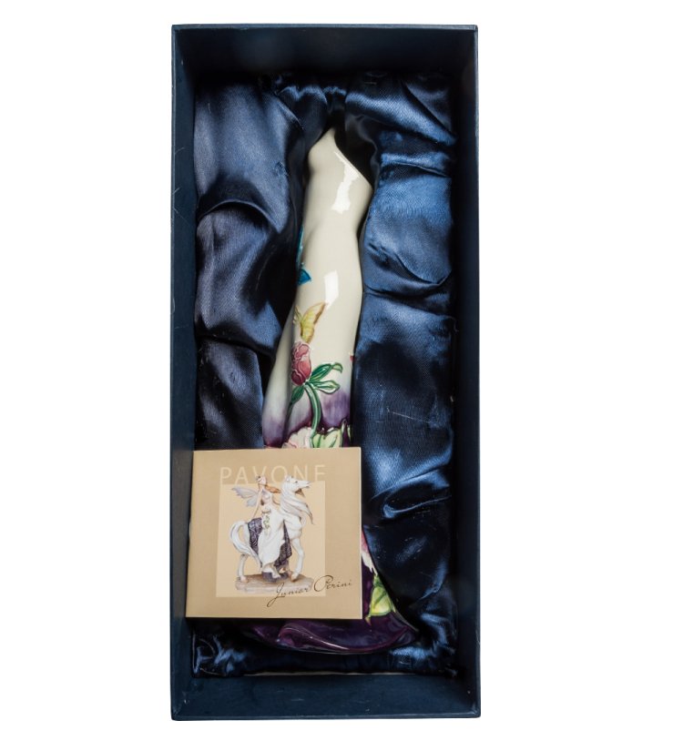 Настольная Ваза для цветов в форме платья Pavone JP-247/ 4, фотография  в упаковке