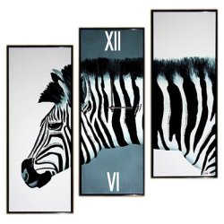 Часы с кристаллами Swarovski - Зебра