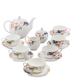 Чайный сервиз на 6 персон из фарфора Королева Камилла