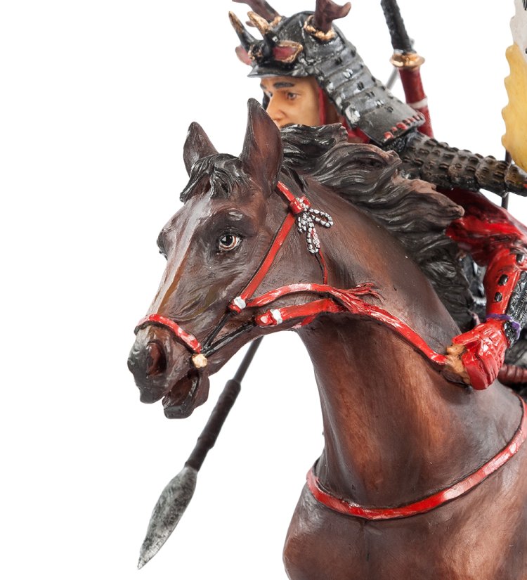 Статуэтка Самурай на коне - Боевые действия Veronese WS-742, увеличенный вид коня