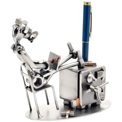 Подставка для ручек Банкир - Фигурка из металла