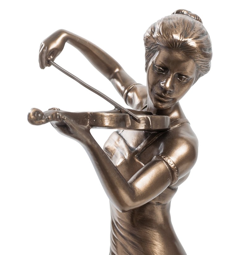 Статуэтка Скрипачка Veronese WS-456, портретный вид