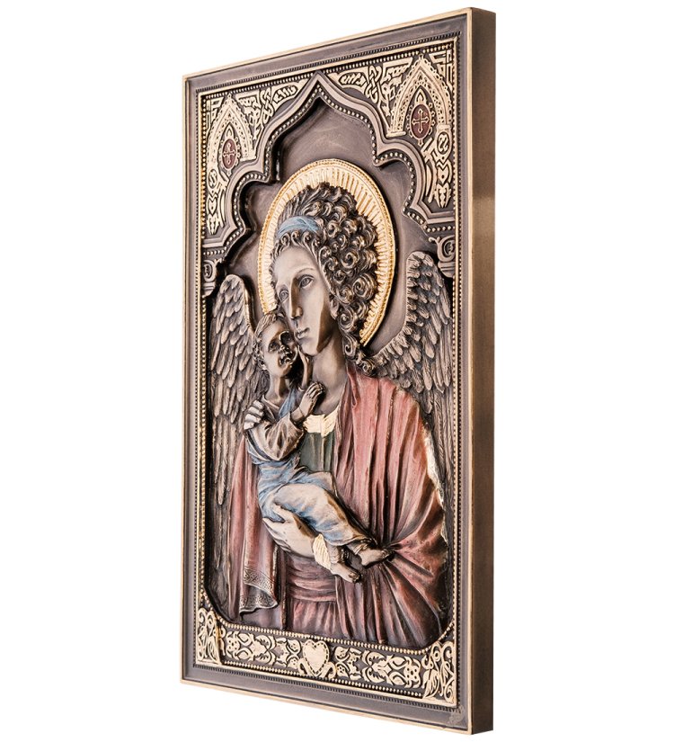 Панно Ангел с ребенком Veronese WS-947, вид профиль