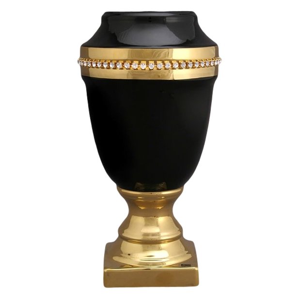 Ваза для цветов Arcade черная