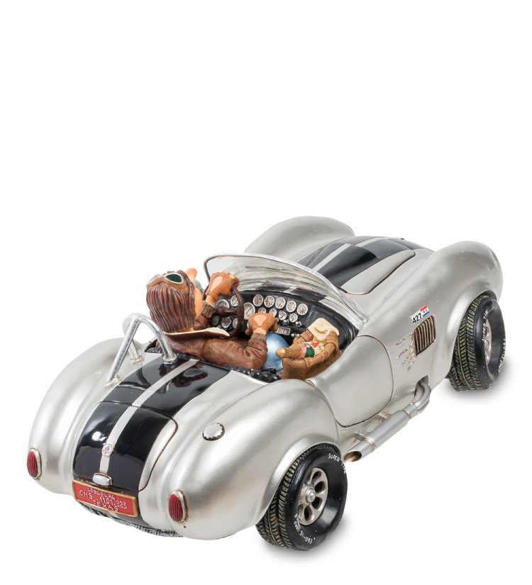 Фигурка Автомобиль Серебряная Кобра - Shelby Cobra 427 SC Silver Forchino FO-85082, оборотная сторона