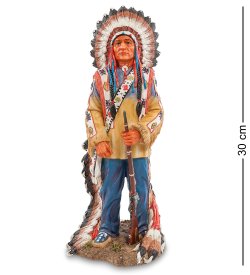 Статуэтка Индеец - Воин с ружьем