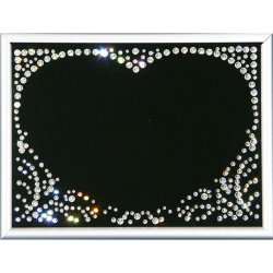 Фоторамка с кристаллами Swarovski - Ажурная