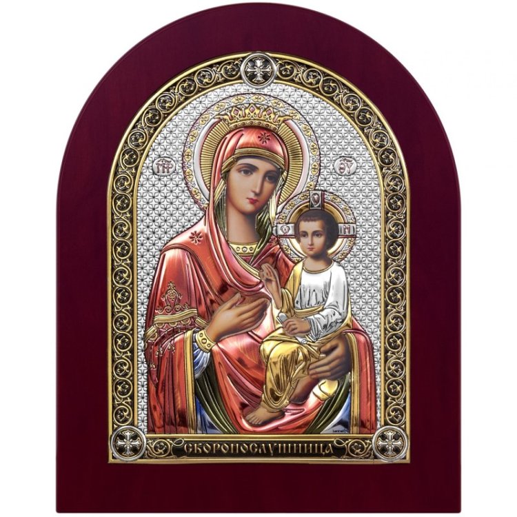 Икона Божией Матери Скоропослушница, Размер: 11х14 см Beltrami 6401/2CW