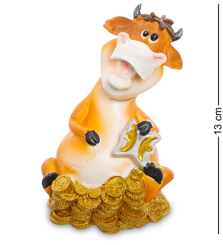 Копилка Бык знак зодиака Рыбы символ 2021 года AF-1004/ 3