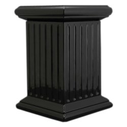 Колонна Diamante, черная, размер 37х37х58 см