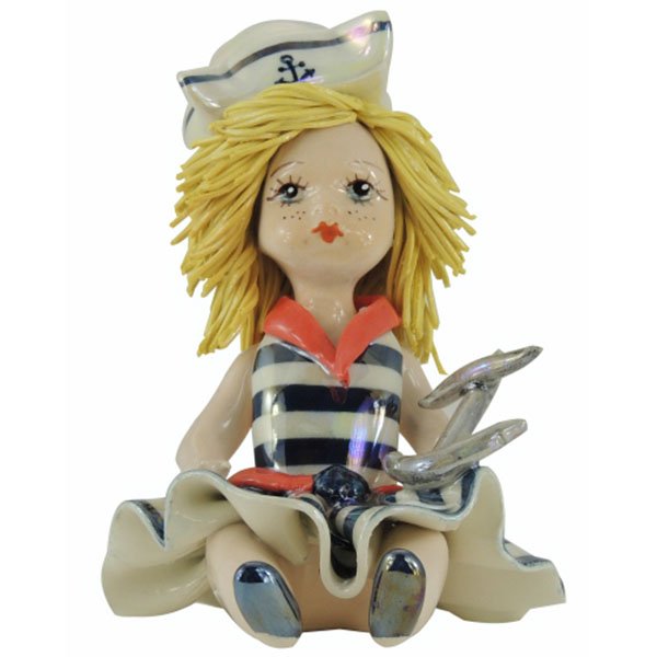 Статуэтка из фарфора девочка Морячка