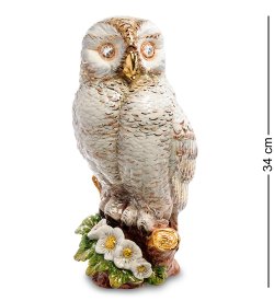 Статуэтка Полярная Сова с кристаллами Сваровски