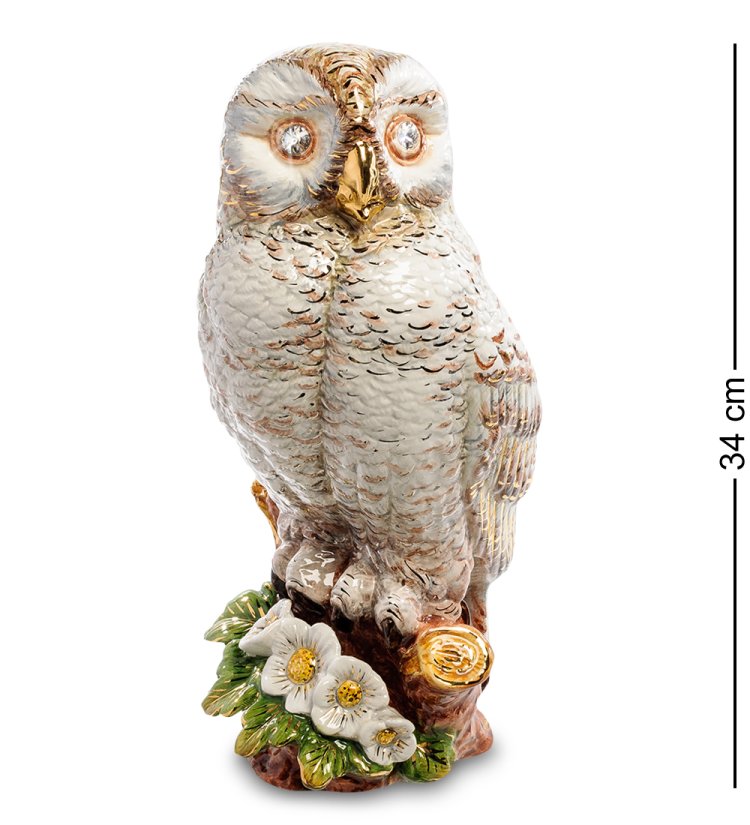 Статуэтка Полярная Сова с кристаллами Сваровски Ahura