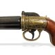 Макет Револьвера Пепербокс, Англия 1840 года, золотой Denix 5071, фотография с левого бока