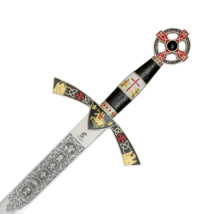 Копия Меча Тамплиеров в ножнах Art Gladius AG-4112-V, фотография рукояти