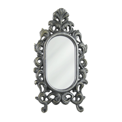 Настольное зеркало овальное, под бронзу
