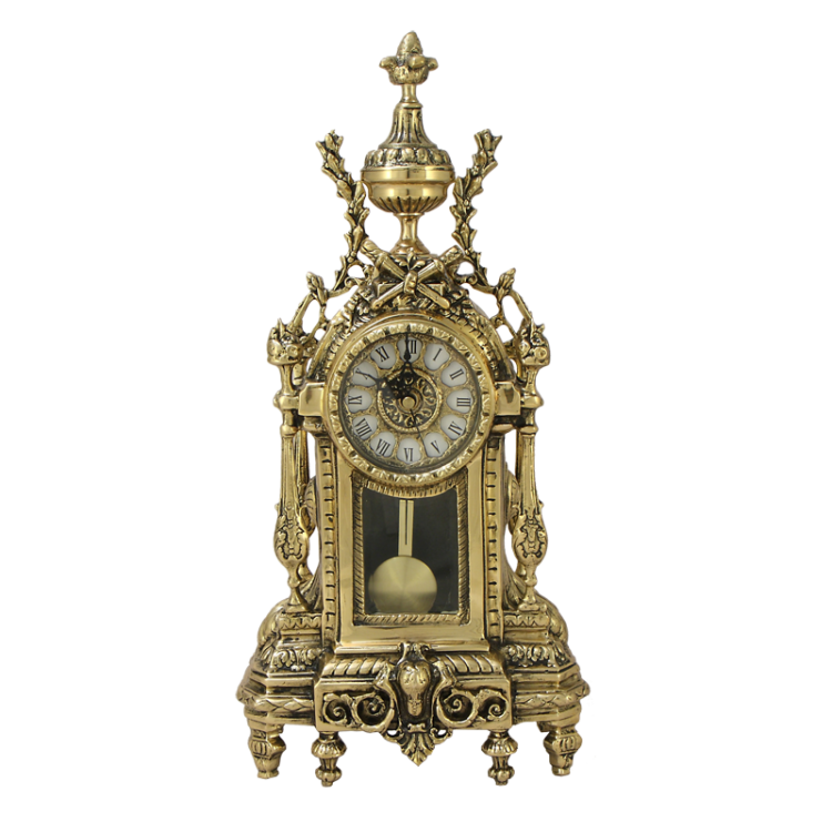 Каминные часы Дон Луи c маятником и канделябрами Bello De Bronze BP-2701928-D, фтография часов