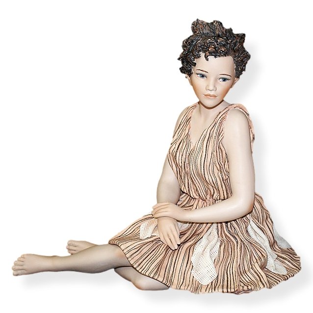 Фарфоровая статуэтка Кукла Осень Зита