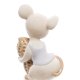Статуэтка из фарфора Мышка с орехом Pavone JP-121/ 6, фотография со спины