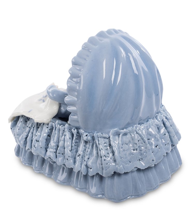 Керамическая фигурка Малыш в кроватке Pavone CMS-27/ 5, фотография с обратной стороны