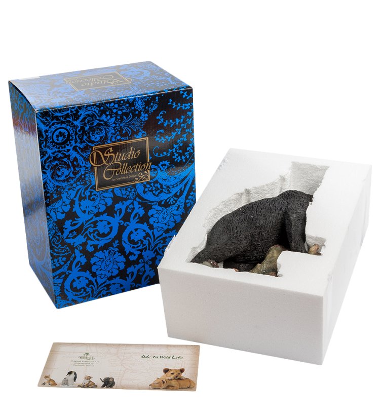 Статуэтка Бурый медведь Veronese WS-707, упаковочный вид