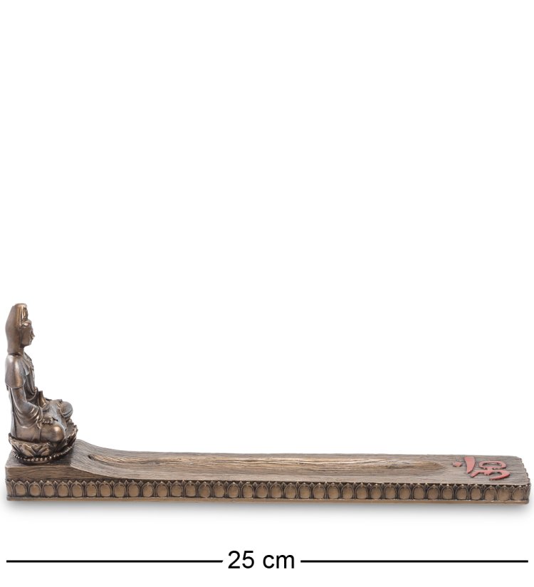 Подставка для благовоний Гуаньинь - богиня милосердия Veronese WS-597, вид профиль