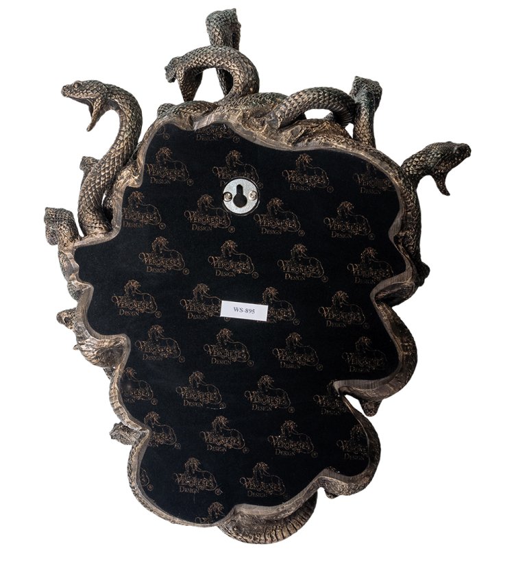 Панно Голова медузы Горгоны Veronese WS-895, оборотная сторона