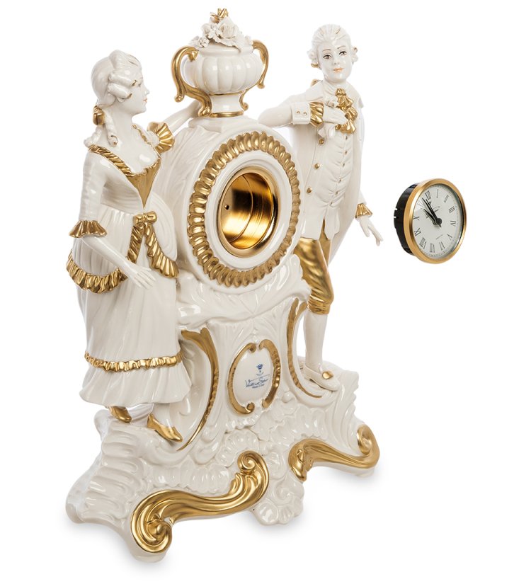 Настольные часы Кавалер и Дама Sabadin Vittorio SV-139, фотография механизма