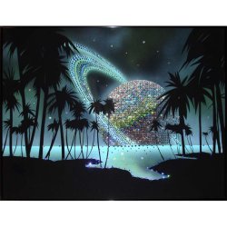 Картина Тайны вселенной c кристаллами Swarovski