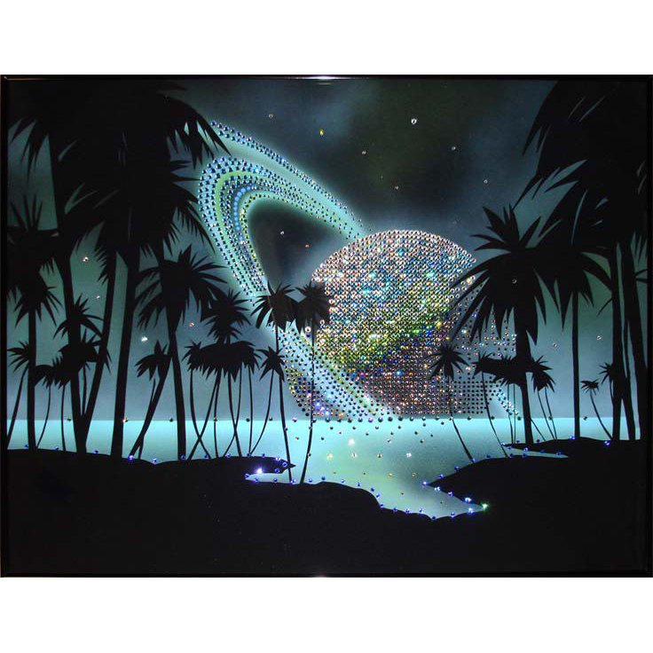 Картина Тайны вселенной c кристаллами Swarovski