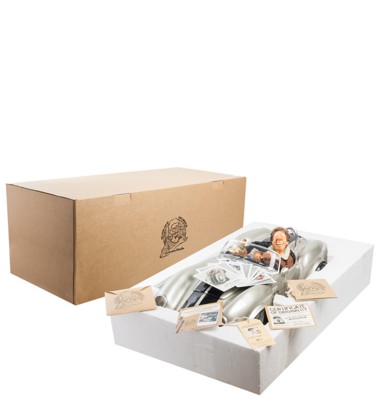 Статуэтка Автомобиль Серебряная Мечта - Shelby Cobra 427 SC Silver Forchino FO-85083, упаковочный вид