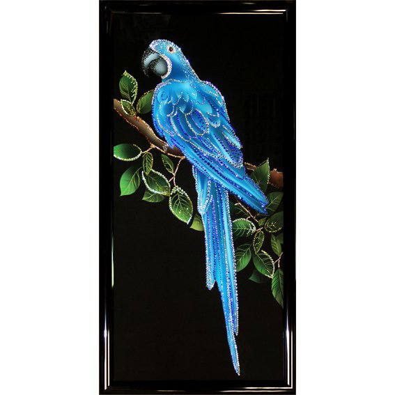 Картина Ара c кристаллами Swarovski