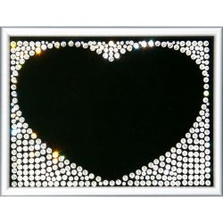 Фоторамка с кристаллами Swarovski - Сердце