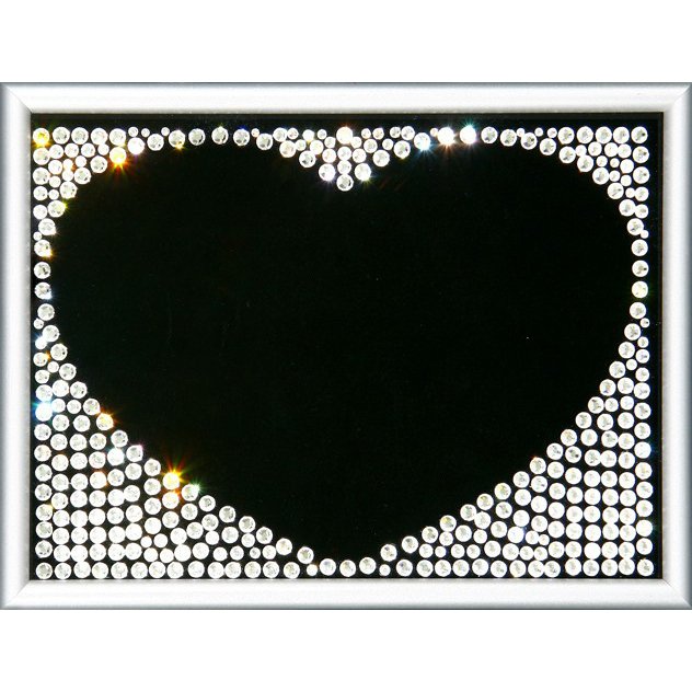 Фоторамка с кристаллами Swarovski - Сердце